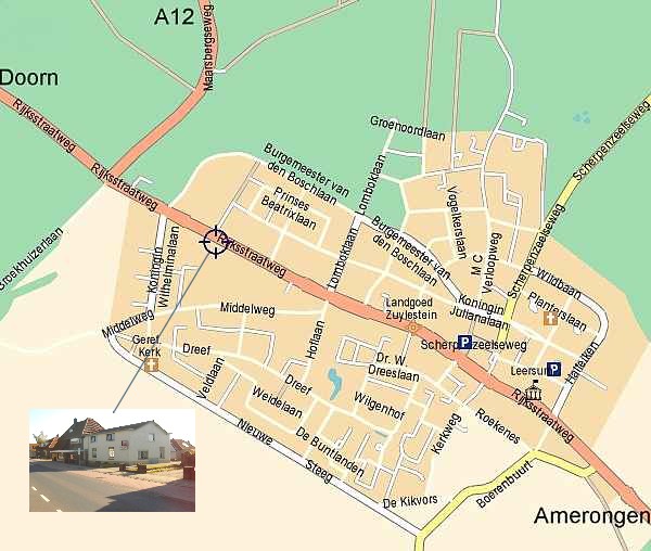 Routekaart Leersum